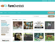 Tablet Screenshot of farmoverstock.com